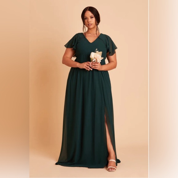 Birdy Grey Dresses & Skirts - Birdy Gray Hannah Empire Dress Emerald Green Bridesmaid Prom Formal Maternity